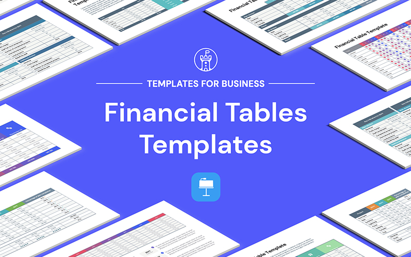 Financial Tables Templates for Keynote