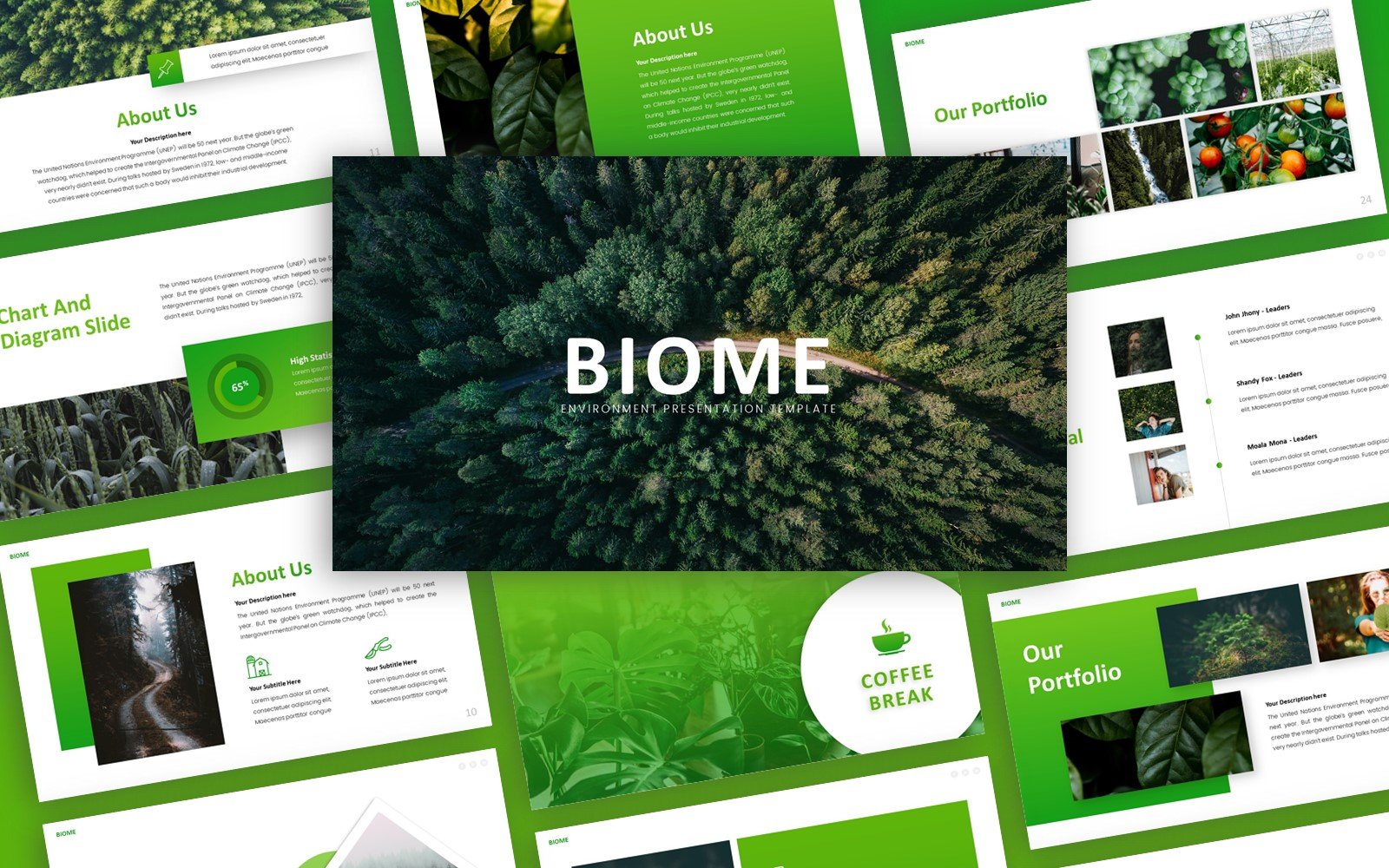 Biome - Environment Multipurpose PowerPoint Template