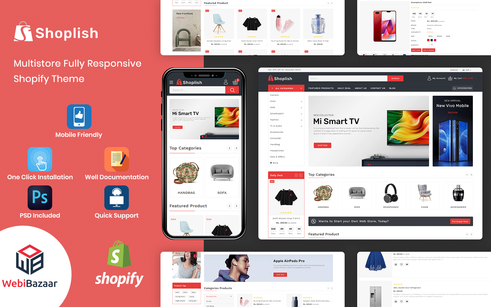Shoplish - Multipurpose Supermarket Shopify Theme