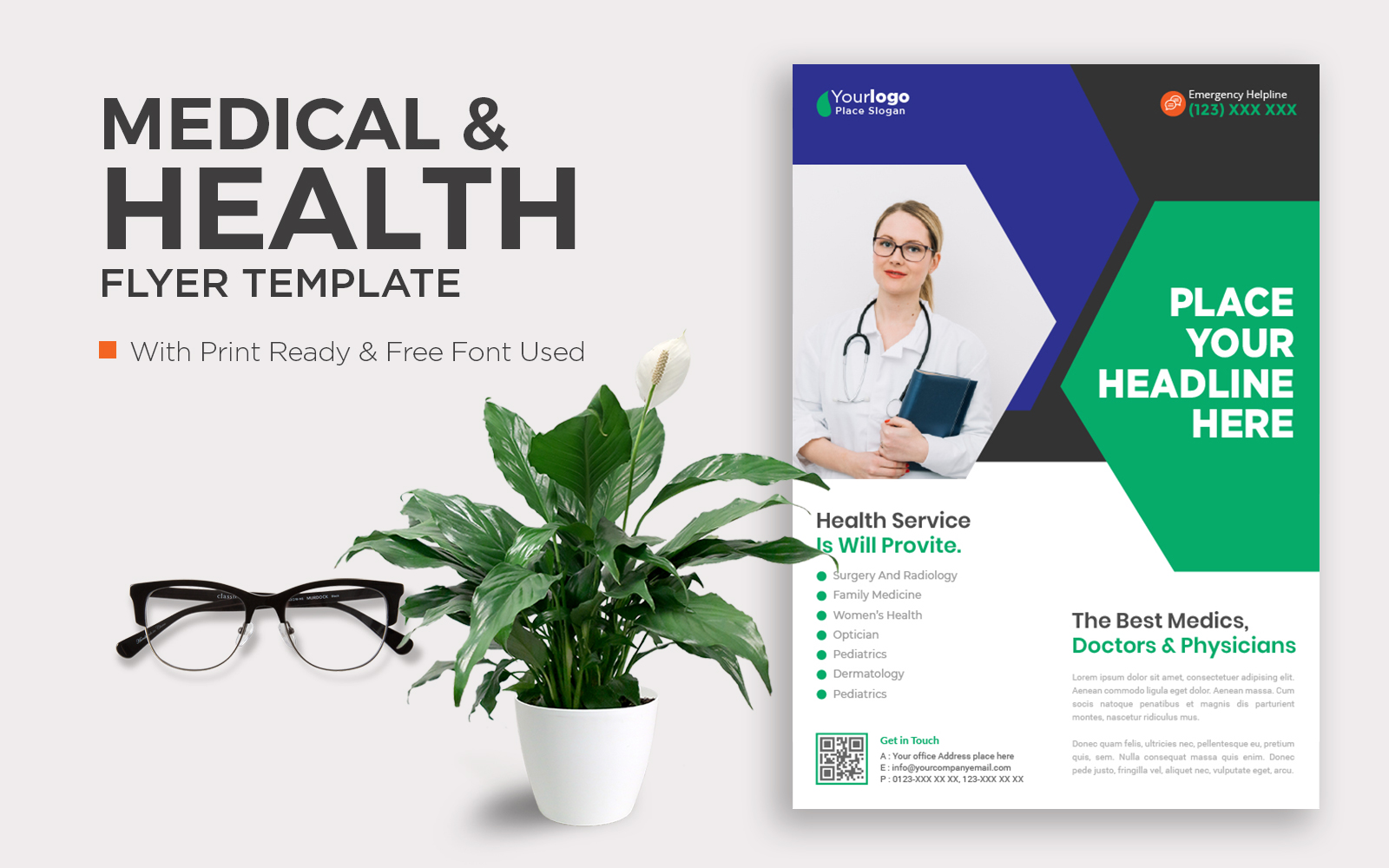 Medical Health Care Flyer v