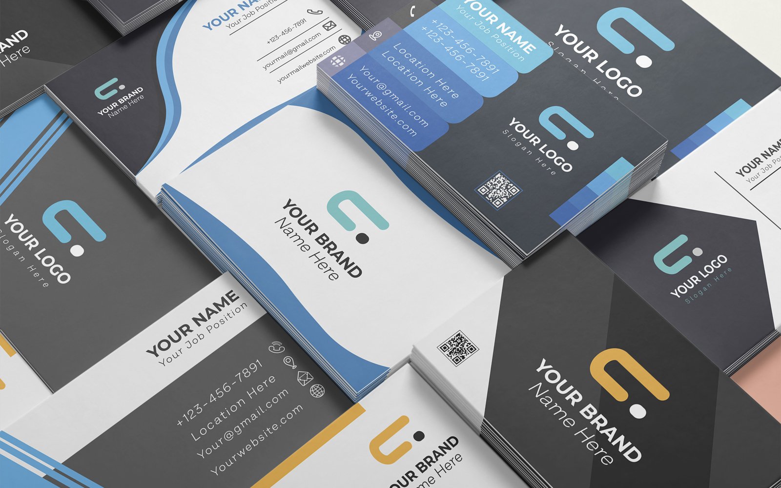 Business Card Template Bundle, Corporate identity template