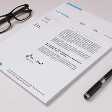 Letterhead Template Corporate Identity 175231