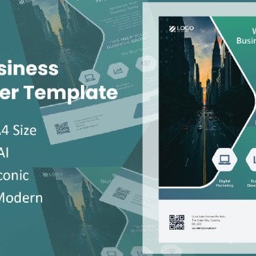 Template Flyer Corporate Identity 175232