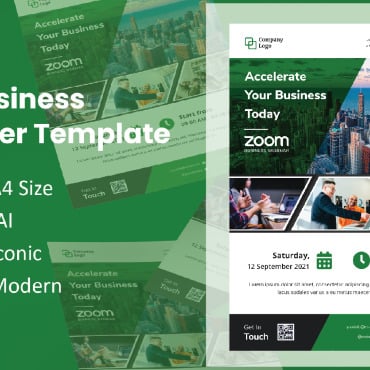 Template Flyer Corporate Identity 175235