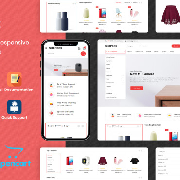 Clothing Store OpenCart Templates 175275