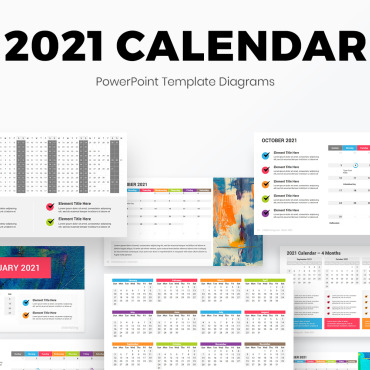 Diagrams Calendar PowerPoint Templates 175470