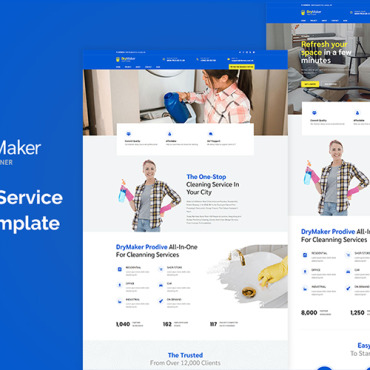 Cleaning Cleaning Responsive Website Templates 175487