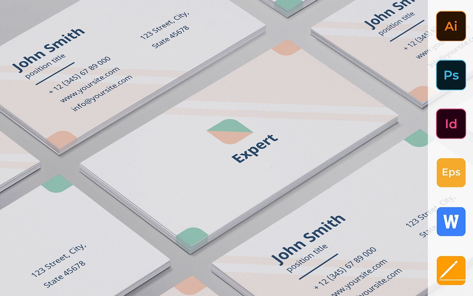 Professional Business Advisor Business Card Template