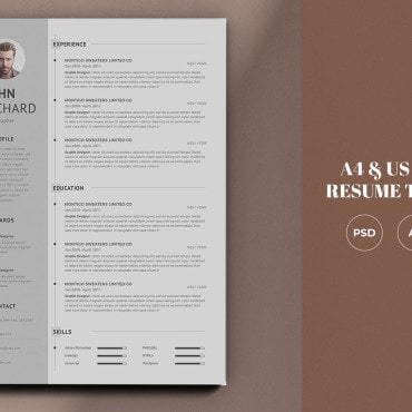 Clean Cv Resume Templates 175587