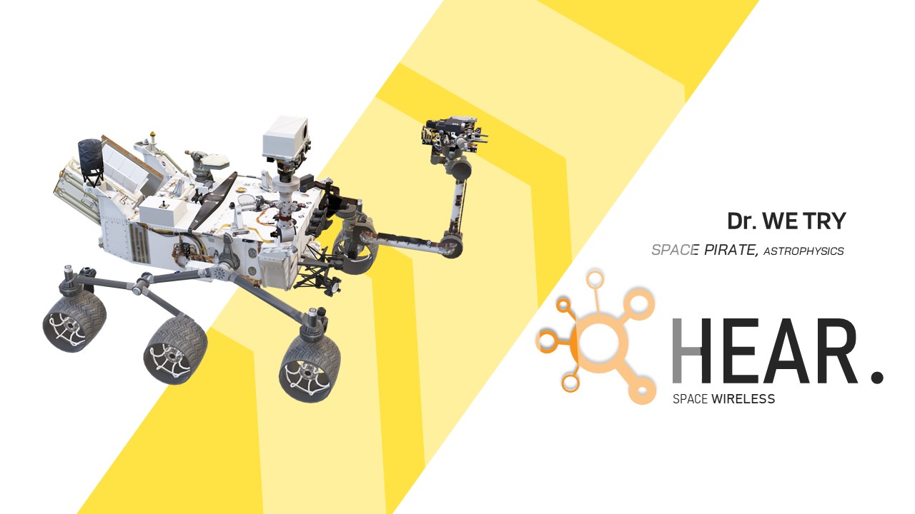 Space Rover Science PowerPoint template