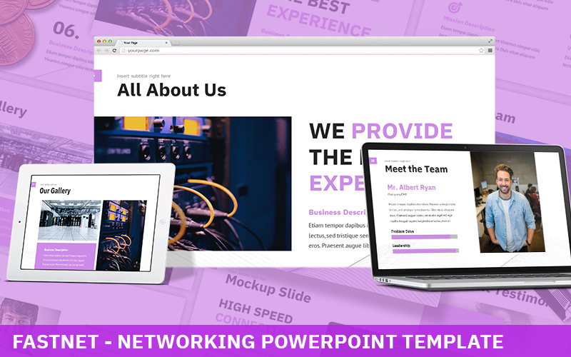 Fastnet - Networking Powerpoint Template