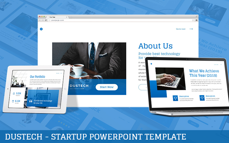 Dustech - Startup Powerpoint Template