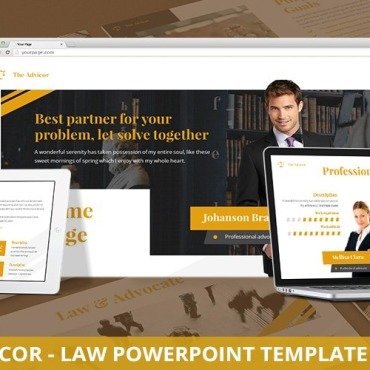 Court Justice PowerPoint Templates 175660