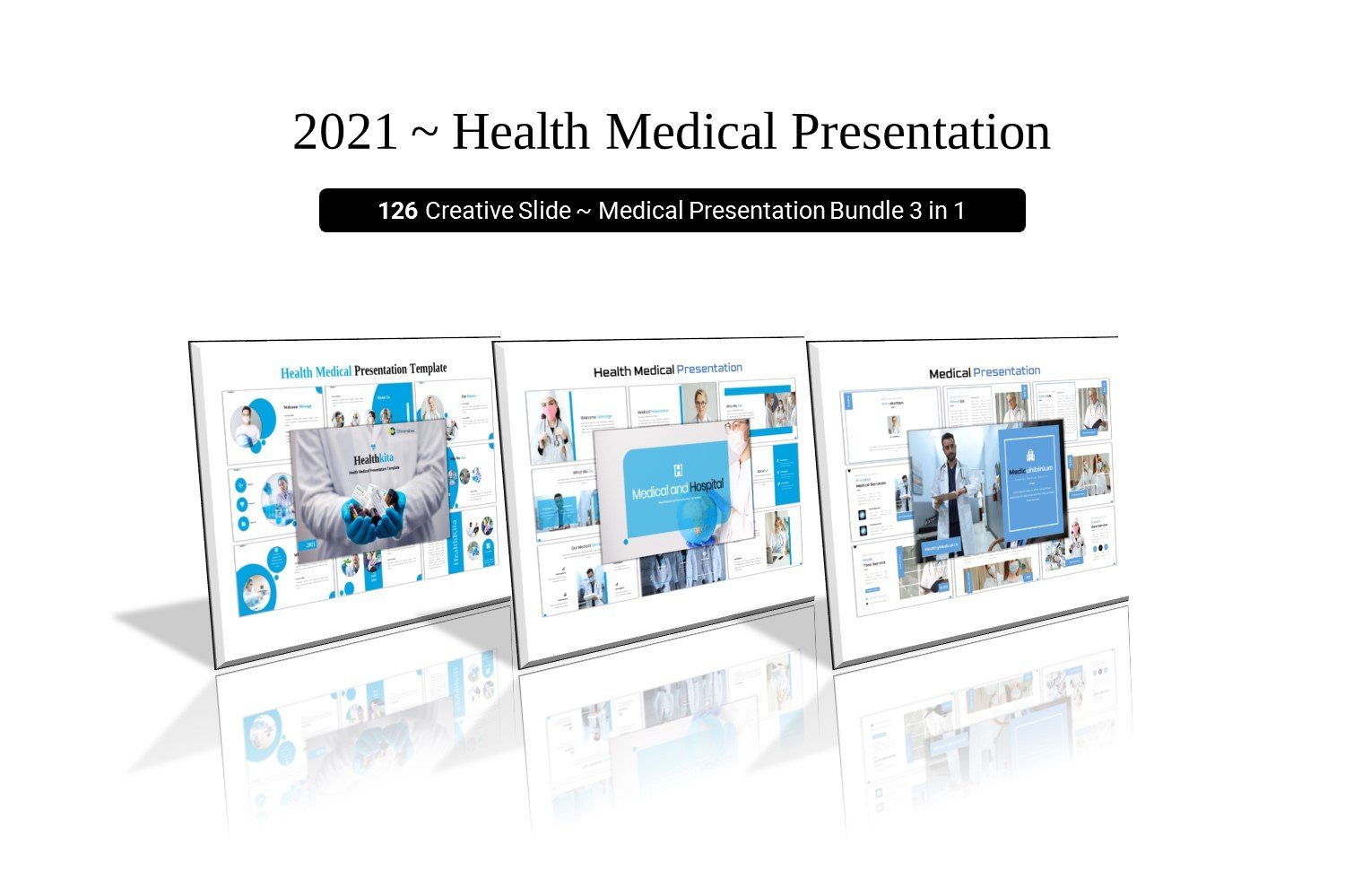 Healthy Medical Bundle Pack - Medical Google Slides Template