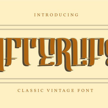 Retro Old Fonts 175778