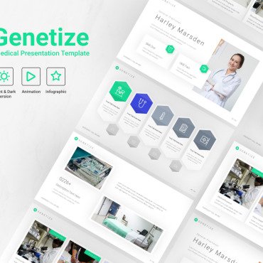 Medical Green PowerPoint Templates 175956