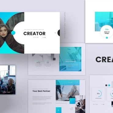 Blogger Content PowerPoint Templates 175972