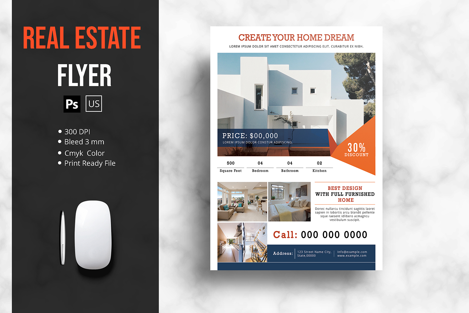 Real Estate Flyer Corporate Identity Template