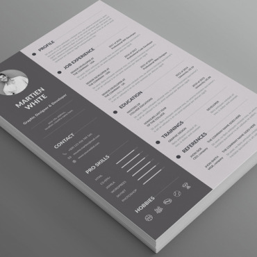 A4 Clean Resume Templates 176095