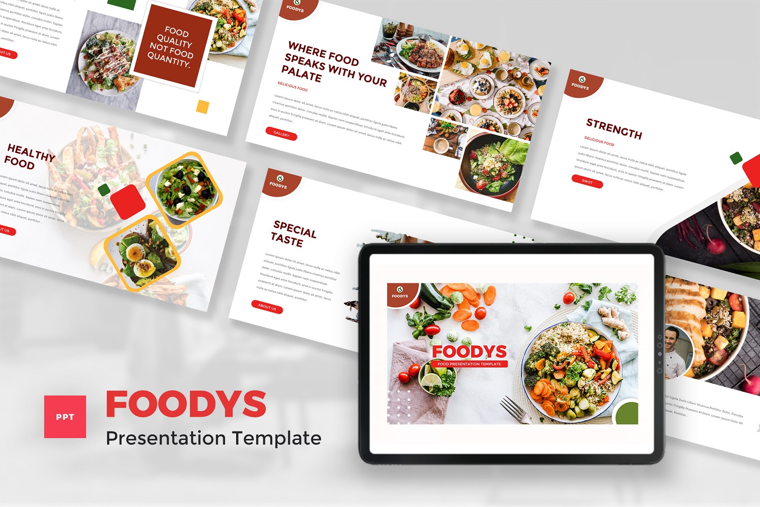 Foodys - Food PowerPoint Template