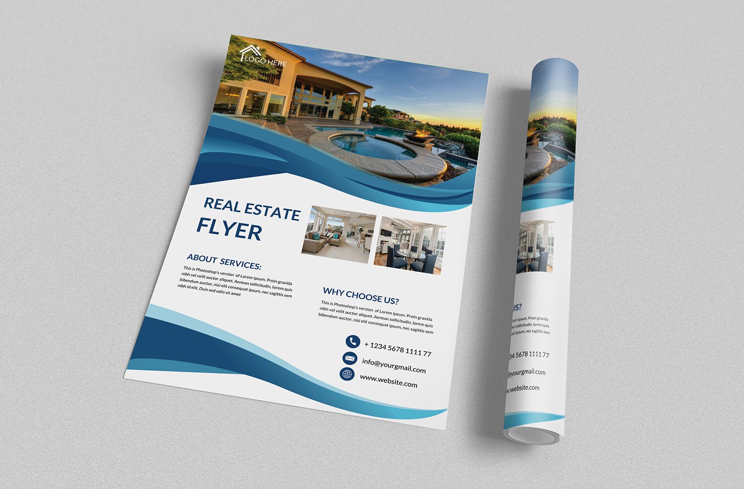 Real Estate Flyer Corporate identity template