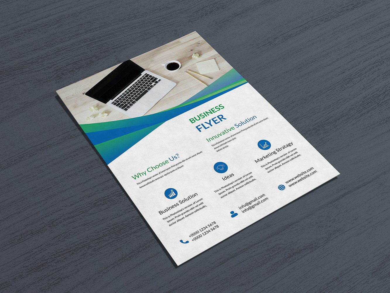 Business Flyer Design Corporate identity template