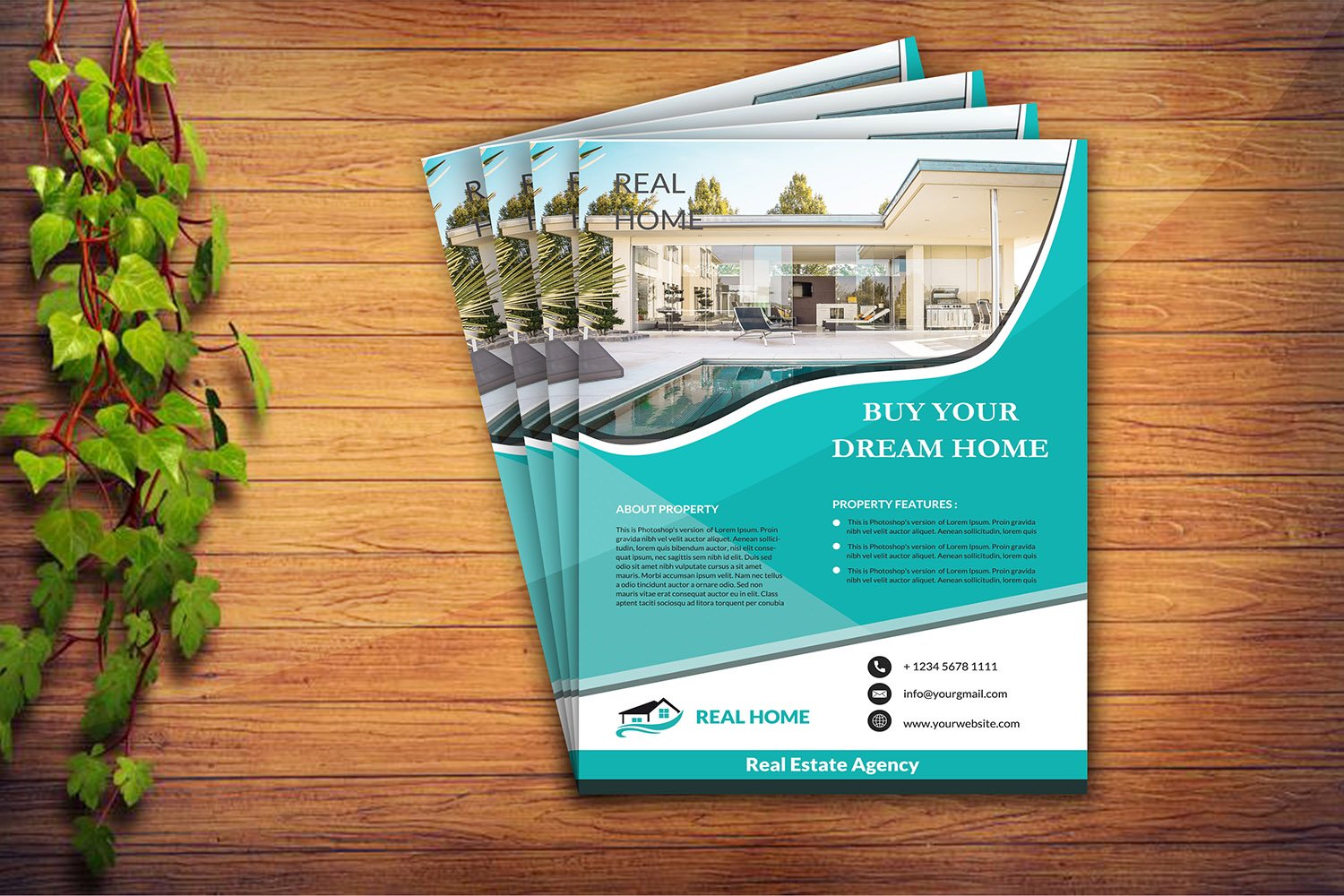 Real Estate Flyer Corporate identity template