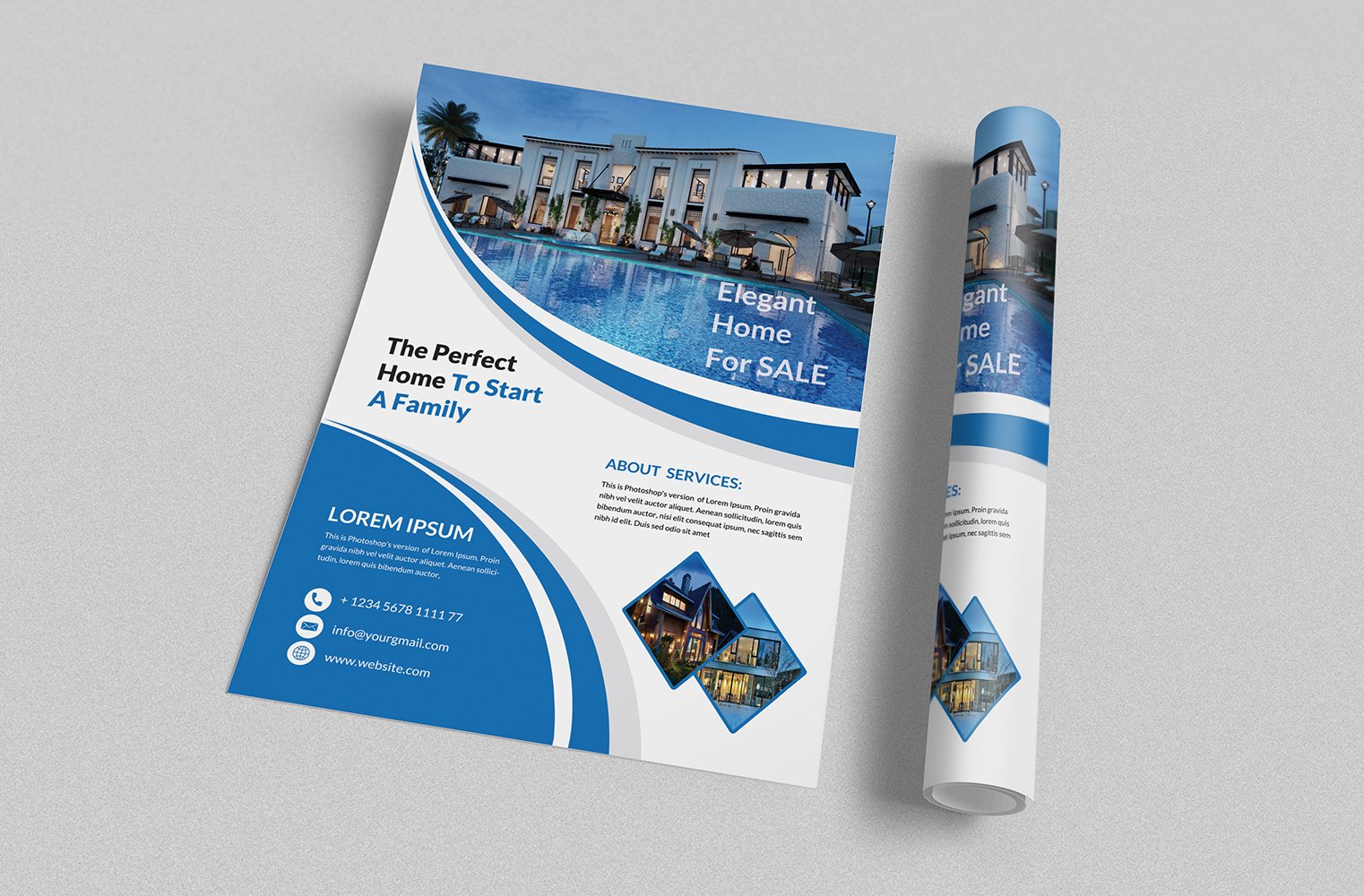 Real Estate Flyer Corporate identity template