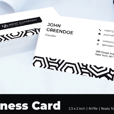 Card Template Corporate Identity 176162