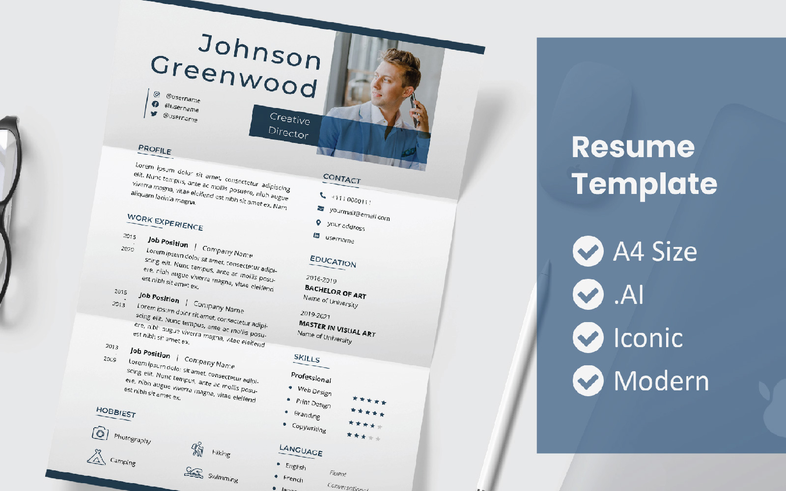 Johnson Resume Design Template