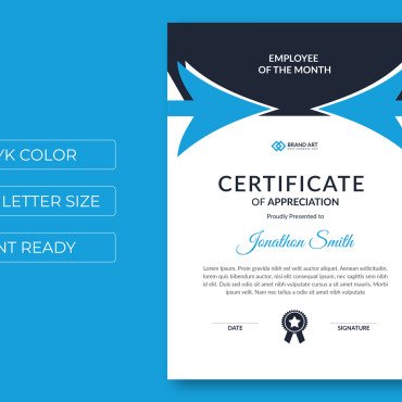 Template Modern Certificate Templates 176222