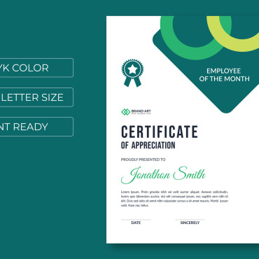 Template Modern Certificate Templates 176223