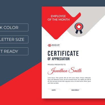 Template Modern Certificate Templates 176225