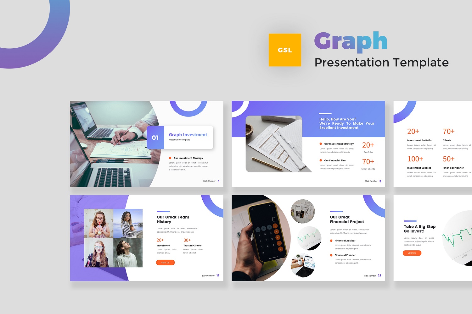 Graph - Investment & Finance Google Slides Template