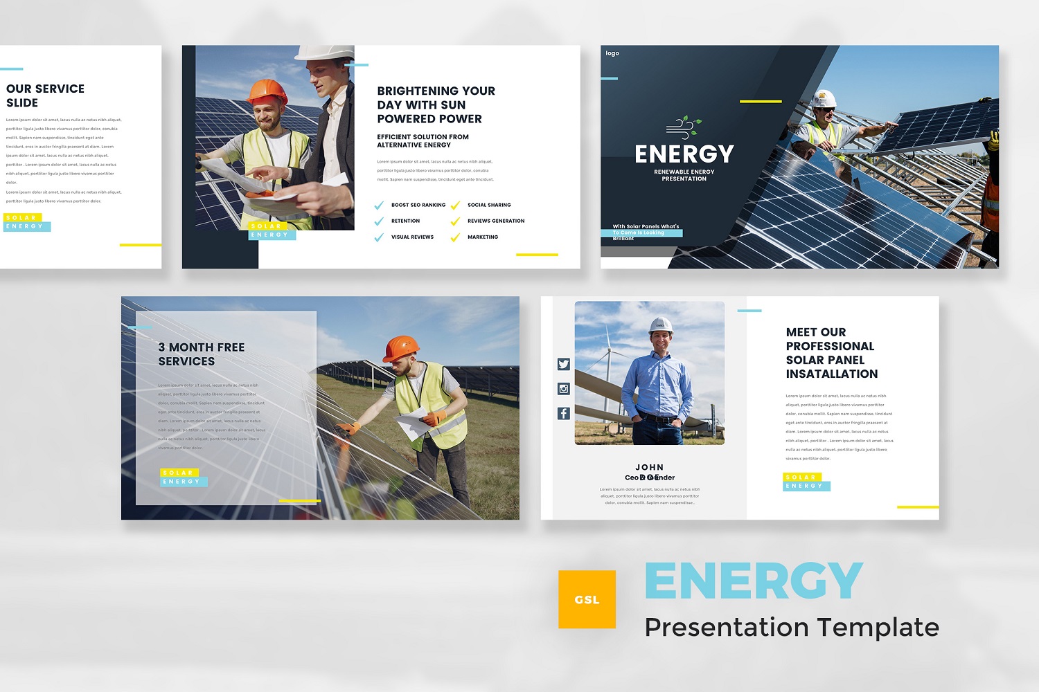 Energy - Renewable Energy Google Slides Template