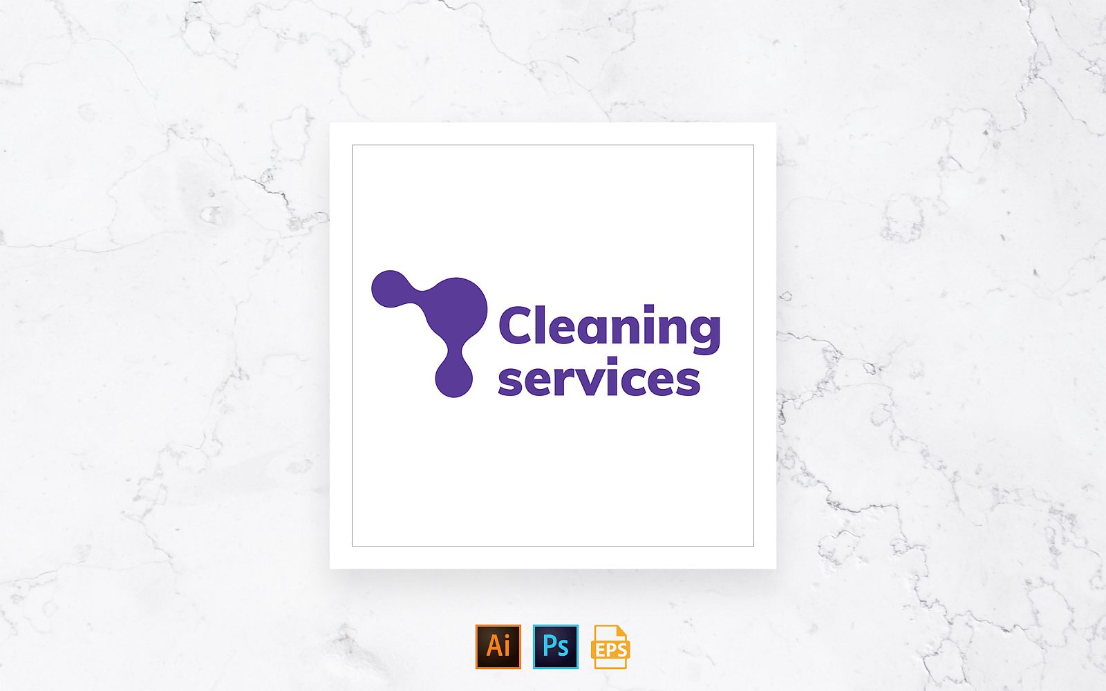 Ready-to-Use Cleaning Service Logo Template