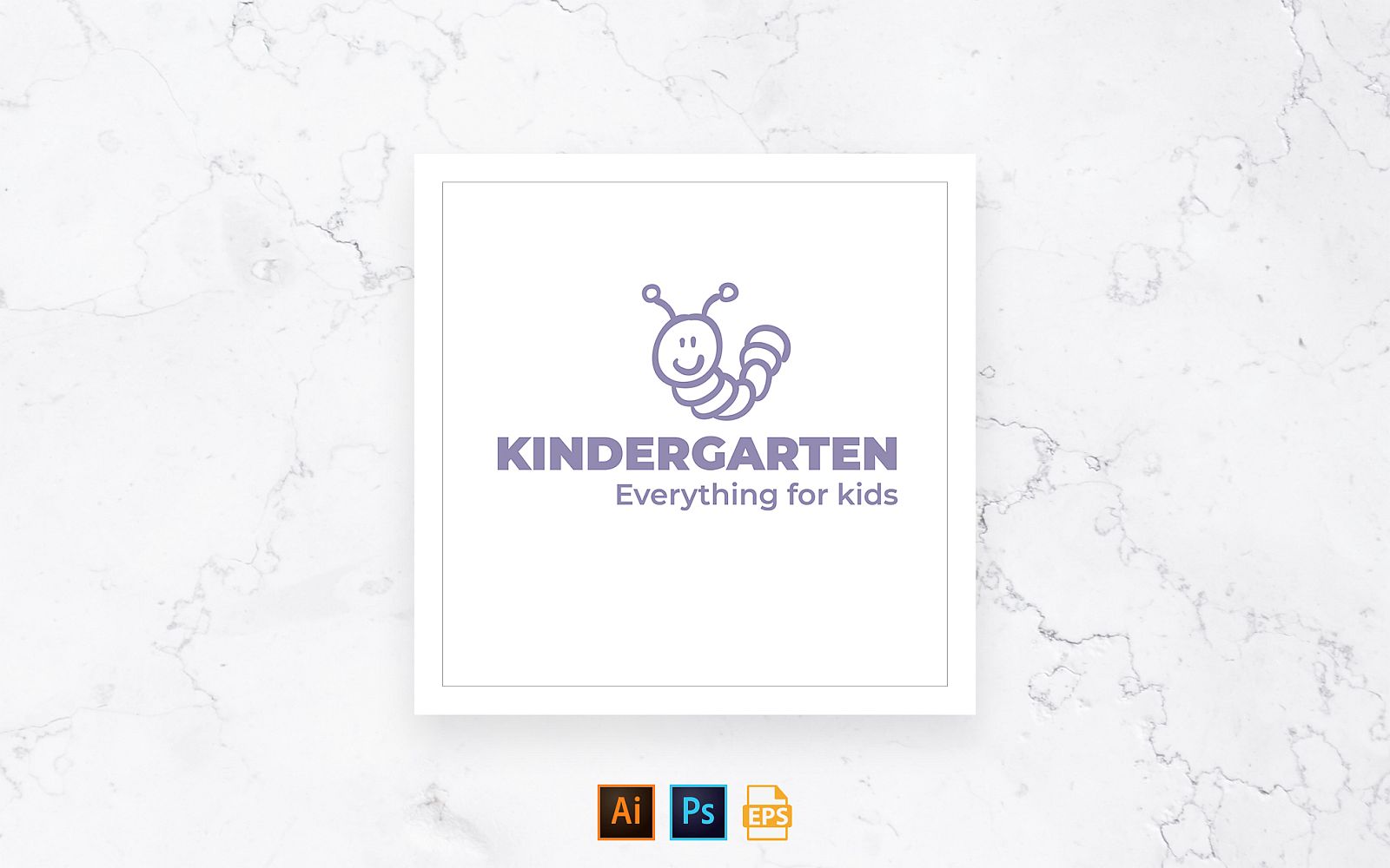 Ready-to-Use Kindergarten Logo Template