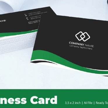 Card Template Corporate Identity 176745