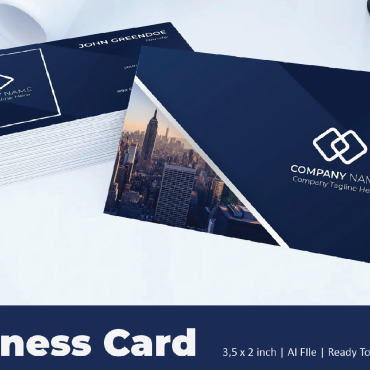 Card Template Corporate Identity 176746