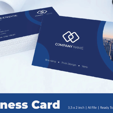 Card Template Corporate Identity 176747