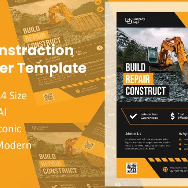 Template Flyer Corporate Identity 176750