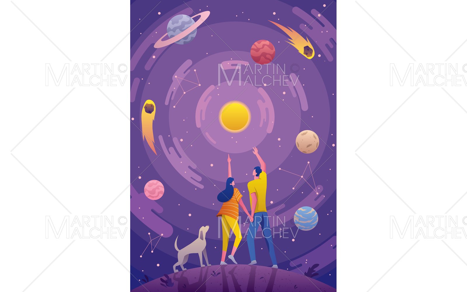 Astrology Astronomy Background Illustration