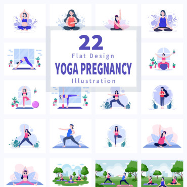 Pregnancy Training Illustrations Templates 176827