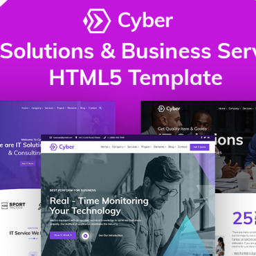 Solution Business Responsive Website Templates 177371