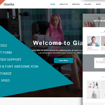 Company Website Responsive Website Templates 177375