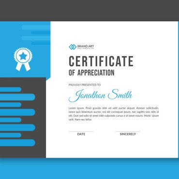 Template Modern Certificate Templates 177444