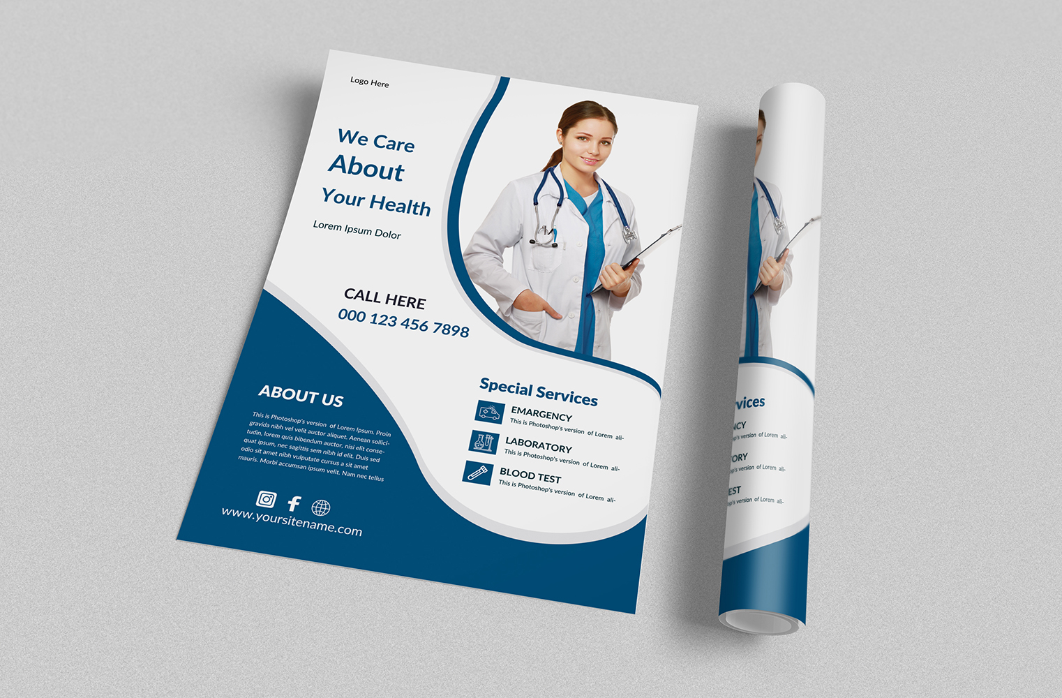 Medical Flyer Corporate identity template