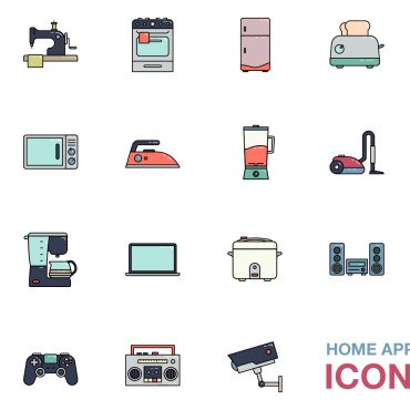Home Appliance Icon Sets 177521