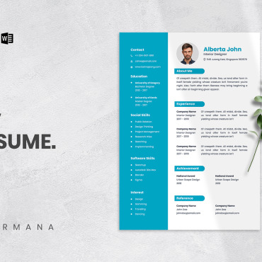 Cv Curriculum Resume Templates 177580