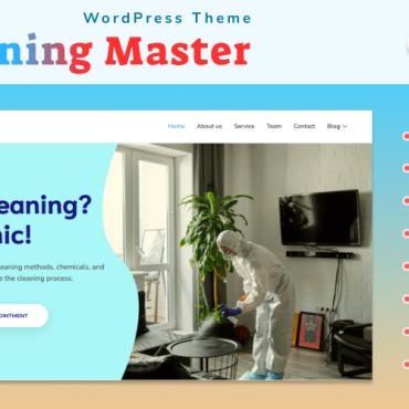 Business Cleaning WordPress Themes 177606